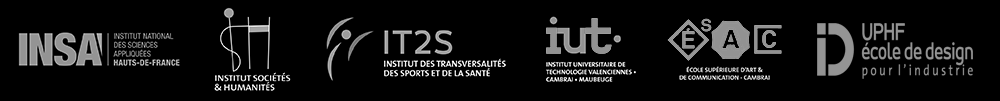 Les composantes de l'UPHF : INSA, ISH, IT2S, IUT, ESAC, École de design